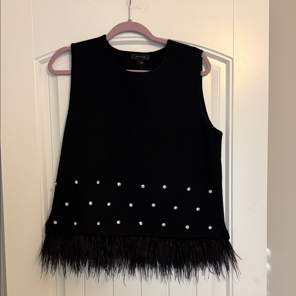 Ann Taylor Black Knit Top